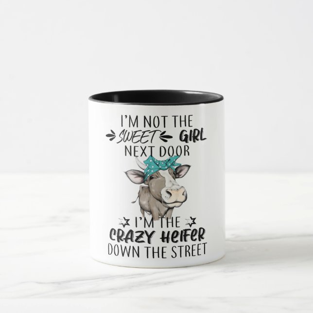Mug Je suis le fou Heifer Down The Street (Centre)
