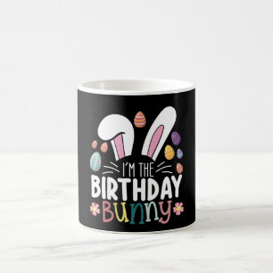 Mug Je suis le lapin d'anniversaire Pâques tenue assor