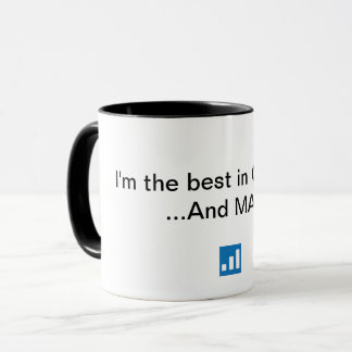 Mug Je suis le meilleur en général… et MAC.