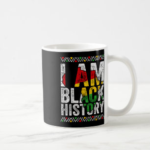 Mug Je suis le Mois de l'histoire des Noirs Fierté afr