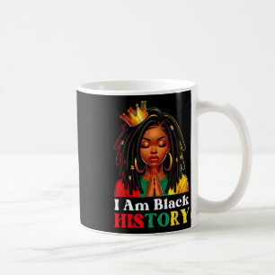 Mug Je suis le mois de l'histoire des Noirs fille loc'