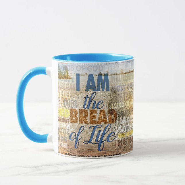 Mug Je suis le pain de la vie, dit Jésus (Gauche)
