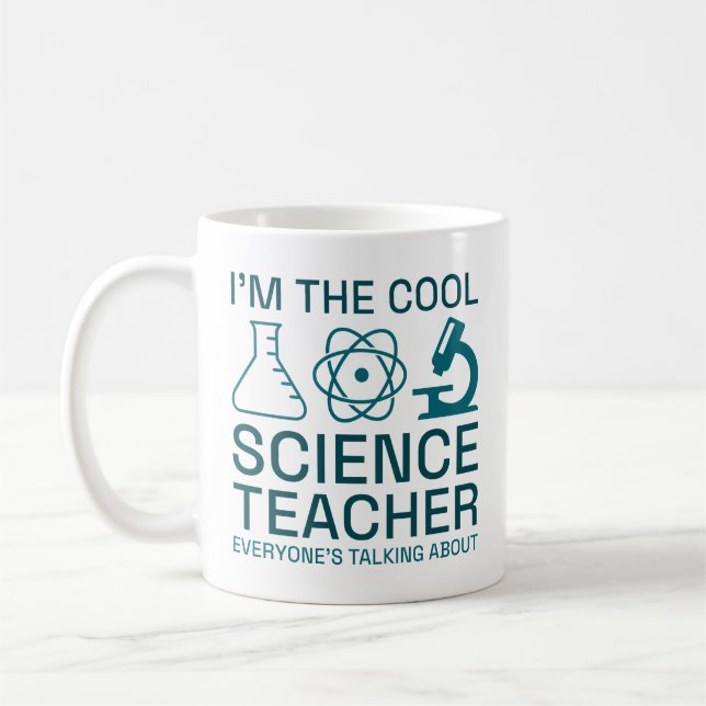 Mug Je suis le professeur de sciences Cool (Gauche)