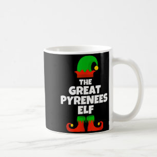 Mug Je suis le pyrenees géant elfe famille pyjama Noël