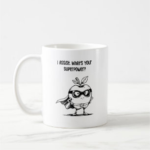 Mug Je suis le super-héros de soutien de la classe