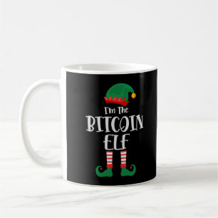 Mug Je Suis L'Elfe Bitcoin Qui Correspond À Noël