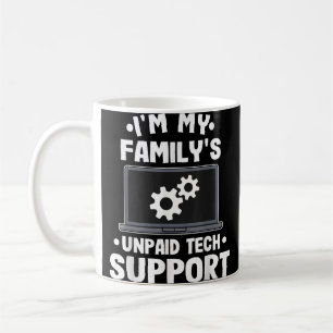 Mug Je suis l'ordinateur drôle de soutien technique no