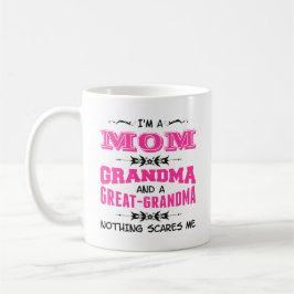 Mug Je suis maman, grand-mère et grand-mère