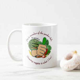 Mug Je suis membre du club de jardinage J'adore les lé