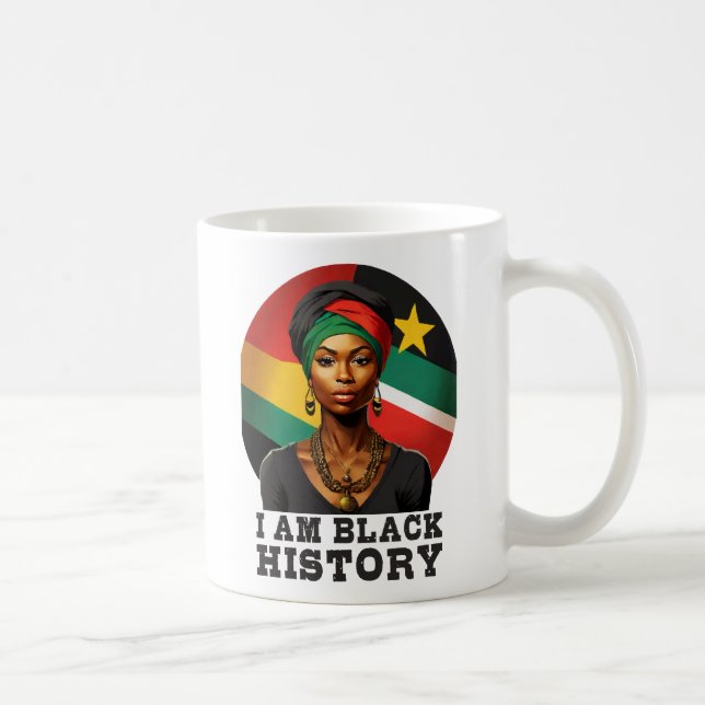 Mug Je suis Noir Histoire (Droite)