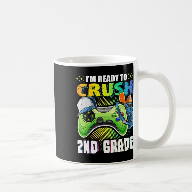 Mug Je suis prêt à écraser 2e année Ck à l'école Vidéo (Droite)