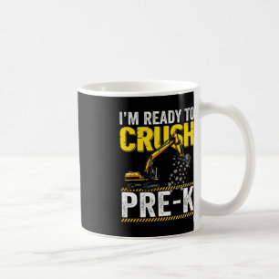 Mug Je suis prêt à écraser Bo Excavateur de constructi