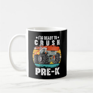 Mug Je suis prêt à écraser la pré-k Monster Truck Back