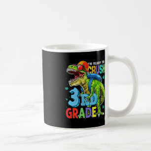 Mug Je suis prêt à écraser le dinosaure de 3e année de