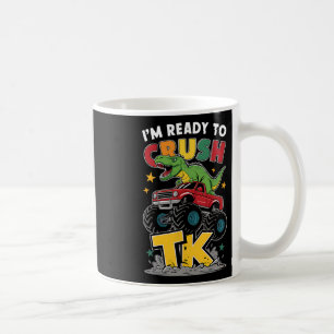 Mug Je suis prêt à écraser Tk Dinosaur Ck pour l'école