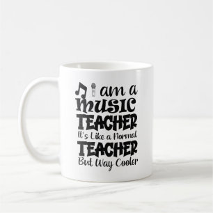 Mug Je suis professeur de musique Cool