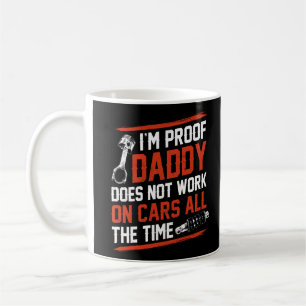 Mug Je suis Proof Daddy Enfants Mécanique Baby Mechani