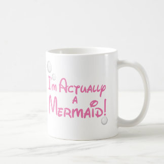 Mug Je suis réellement une conception de sirène