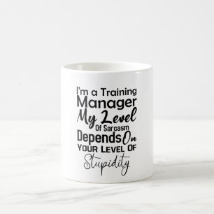 Mug Je suis responsable de la formation Mon niveau de