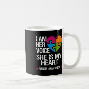 Mug Je suis sa voix, elle est mon cœur, sensibilisatio