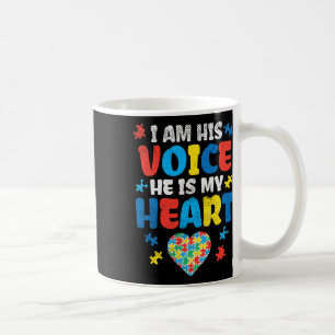 Mug Je suis sa voix, il est mon cœur Sensibilisation à