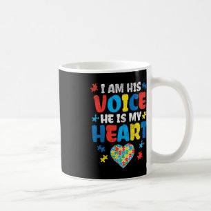 Mug Je Suis Sa Voix Il Est Mon Coeur Sensibilisation s