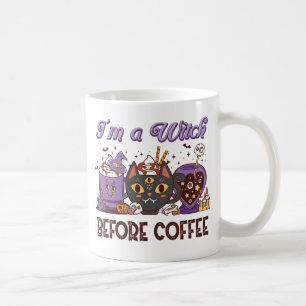 Mug Je suis sorcière avant le café