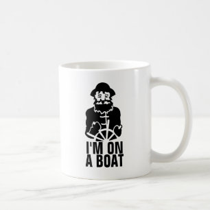 Mug Je suis sur un bateau