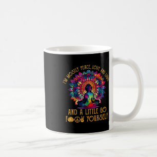 Mug Je suis surtout paix amour et lumière et un peu va