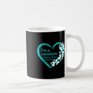 Mug Je Suis Survivant Papillon Ovarien Sensibilisation