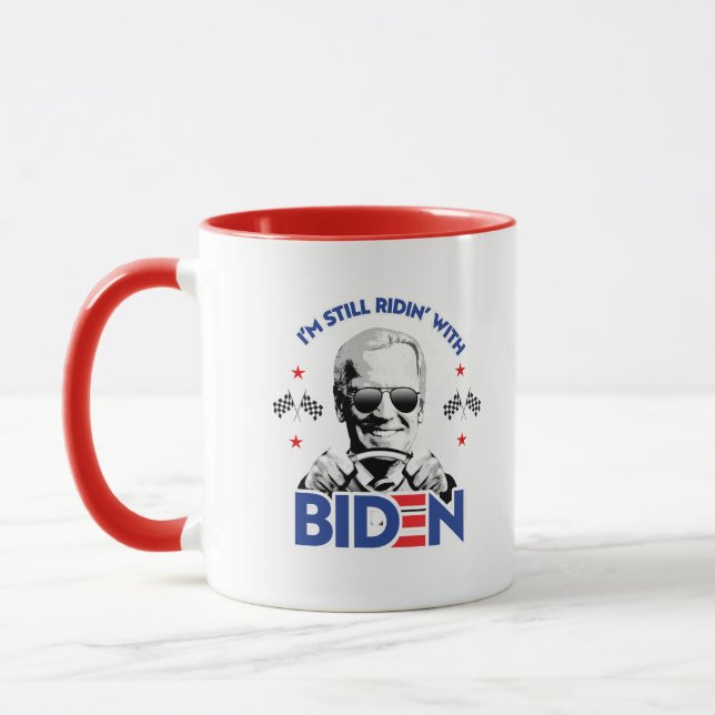 Mug Je suis toujours avec Biden (Gauche)