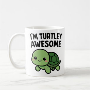 Mug Je suis Turtley Incroyable Graphique de Tortue Mig