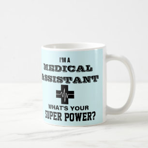 Mug Je suis un aide médical ce qui est votre super