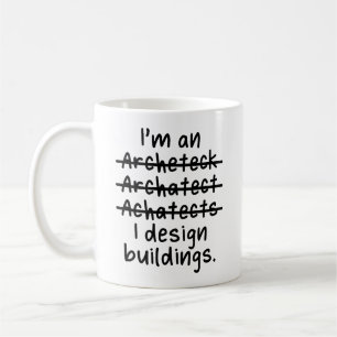 Mug Je suis un architecte, je sauve des vies - Misspel
