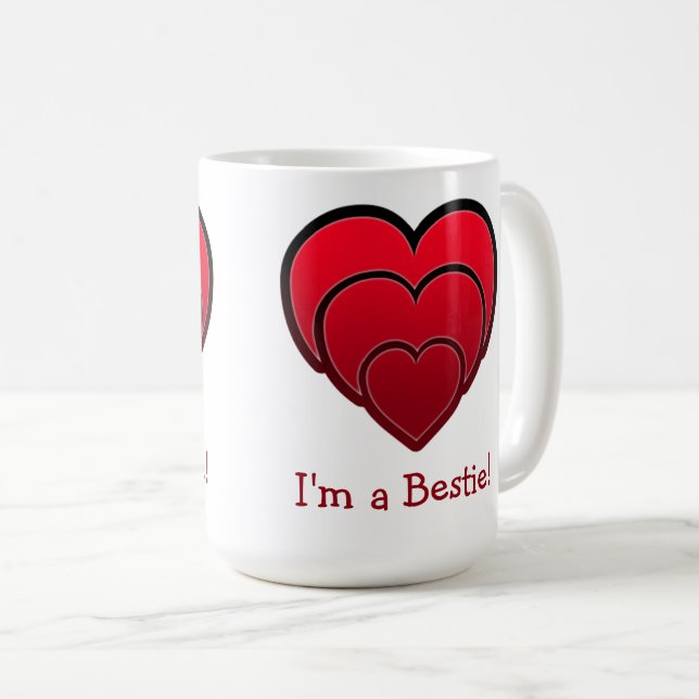 Mug Je suis un Bestie ! Galentine (Devant droit)
