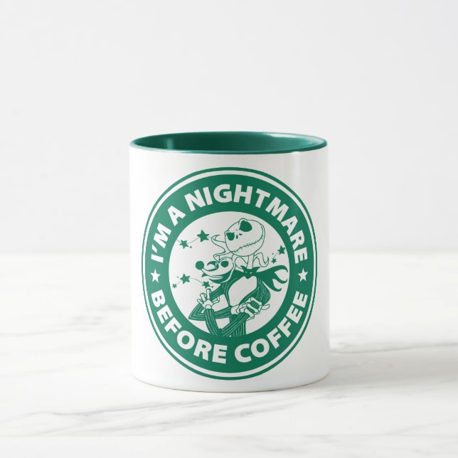 Mug Je suis un cauchemar avant le café (Centre)