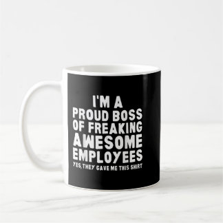 Mug Je suis un chef de famille fier d'avoir des employ