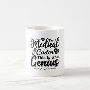 Mug Je suis Un Codeur Médicale Ce Codage Programmeur G