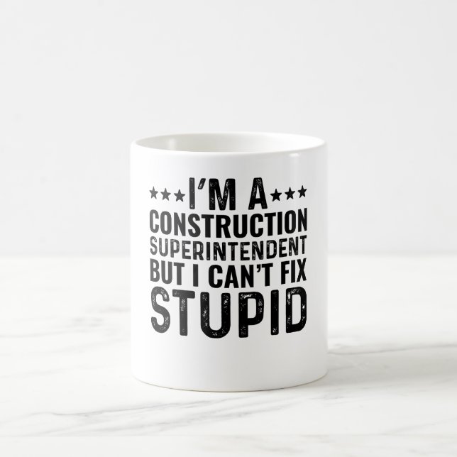 Mug Je suis un directeur de la construction mais je ne (Centre)