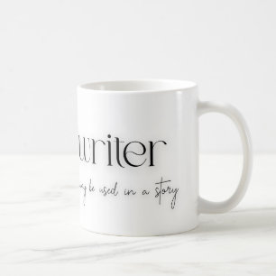 Mug Je suis un écrivain muet