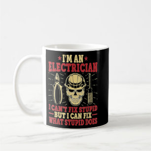 Mug Je suis un électricien, je ne peux pas réparer un