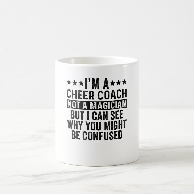 Mug Je suis un entraîneur pas un magicien drôle (Centre)