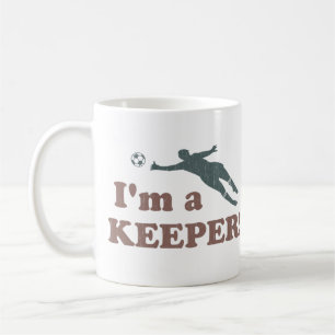 Mug Je suis un gardien de but du football de gardien