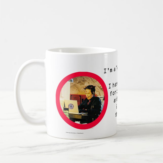 Mug Je suis un geek de techno (Gauche)