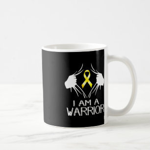Mug Je Suis Un Guerrier Enfance Cancer Sensibilisation