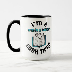 Mug Je suis un livre Nerd de Brenda K Davies