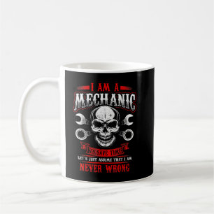 Mug Je suis un mécanicien drôle singe de graisse