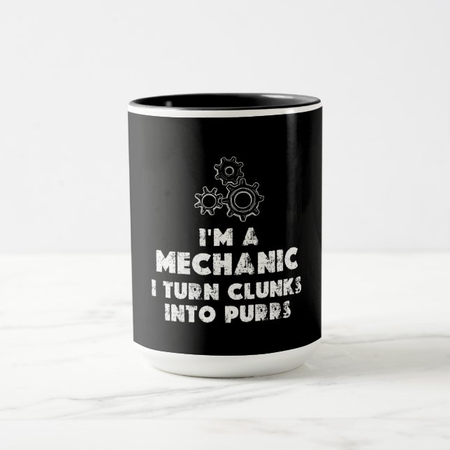 Mug Je Suis Un Mécanicien Et Un Amusant (Centre)