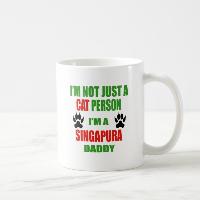 Mug Je suis un papa de Singapura (Droite)