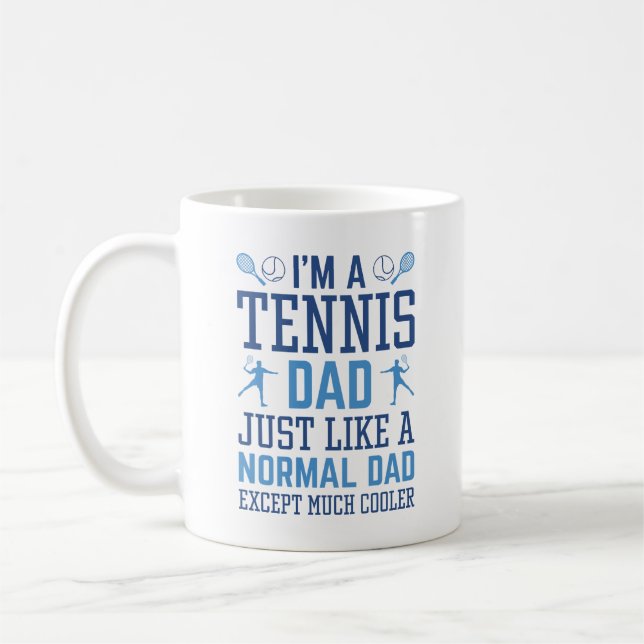 Mug Je suis un papa de tennis (Gauche)